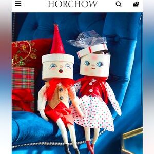 HORCHOW C & F Enterprises Merry Box Dolls 🎄🎁🎅🏻